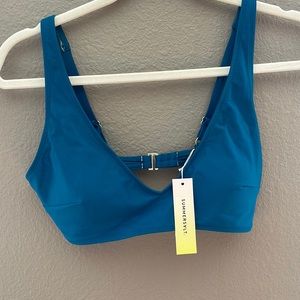 Summersalt The Tide Scoop-Neck Bikini Top - Seaweed